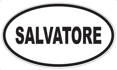 SALVATORE - Oval Magnet