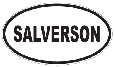 SALVERSON - Oval Magnet