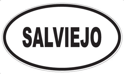 SALVIEJO - Oval Sticker