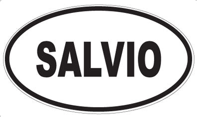 SALVIO - Oval Sticker