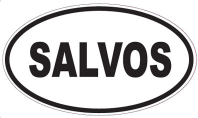 SALVOS - Oval Sticker