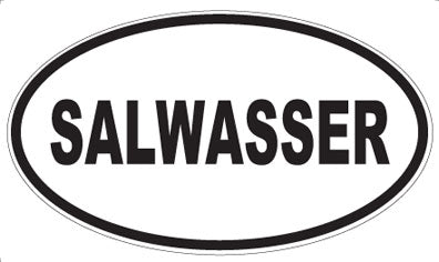 SALWASSER - Oval Sticker