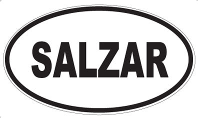 SALZAR - Oval Magnet