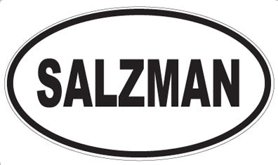 SALZMAN - Oval Magnet