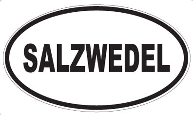SALZWEDEL - Oval Magnet