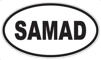 SAMAD - Oval Sticker