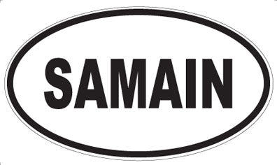 SAMAIN - Oval Sticker