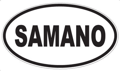 SAMANO - Oval Sticker