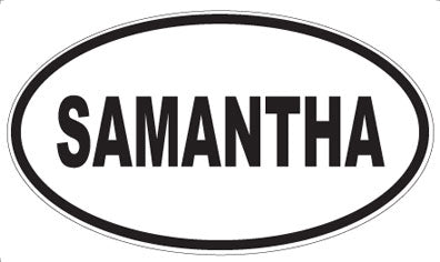 SAMANTHA - Oval Magnet