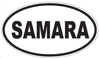 SAMARA - Oval Sticker