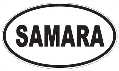 SAMARA - Oval Magnet