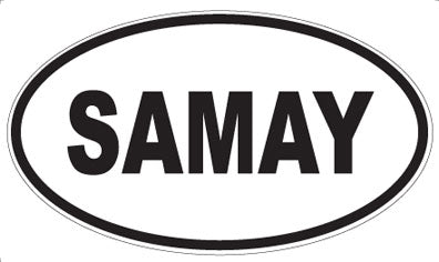 SAMAY - Oval Sticker