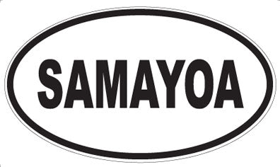 SAMAYOA - Oval Magnet