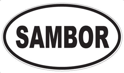 SAMBOR - Oval Magnet