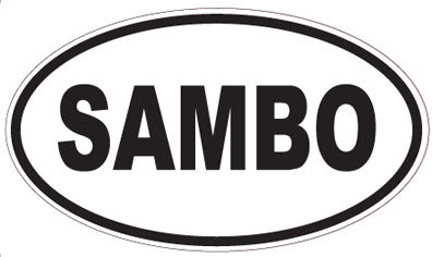 SAMBO - Oval Magnet
