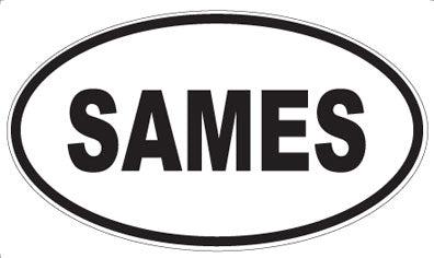 SAMES - Oval Magnet