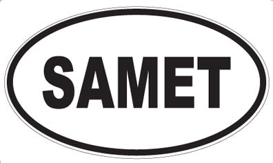 SAMET - Oval Magnet