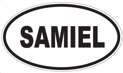SAMIEL - Oval Sticker