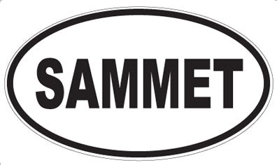 SAMMET - Oval Magnet