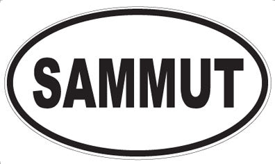 SAMMUT - Oval Magnet