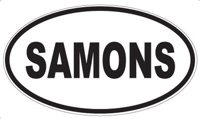 SAMONS - Oval Magnet