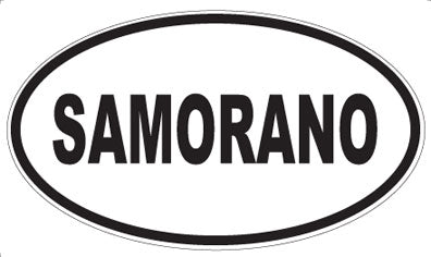 SAMORANO - Oval Magnet