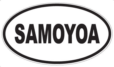 SAMOYOA - Oval Magnet