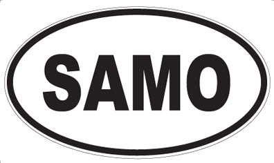 SAMO - Oval Magnet