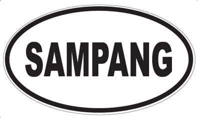 SAMPANG - Oval Magnet