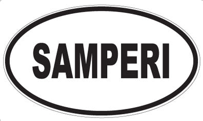 SAMPERI - Oval Magnet