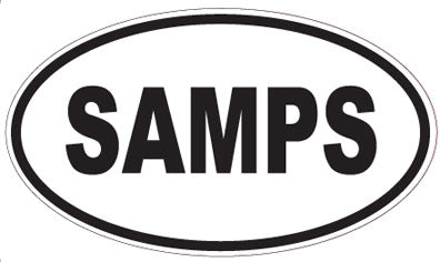 SAMPS - Oval Magnet