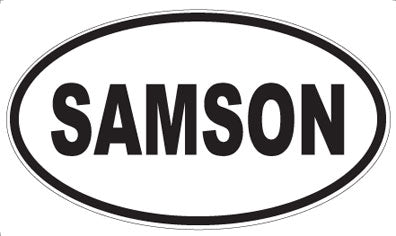 SAMSON - Oval Sticker