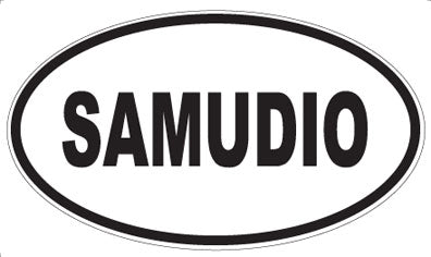 SAMUDIO - Oval Magnet
