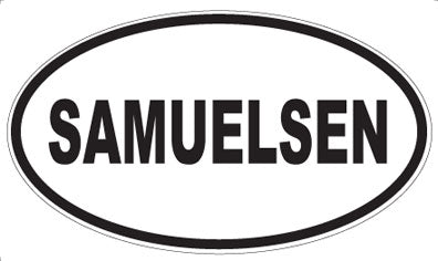 SAMUELSEN - Oval Magnet