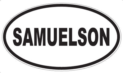 SAMUELSON - Oval Magnet