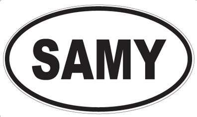 SAMY - Oval Magnet