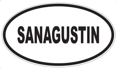 SANAGUSTIN - Oval Magnet