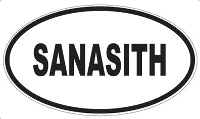 SANASITH - Oval Sticker