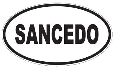 SANCEDO - Oval Magnet