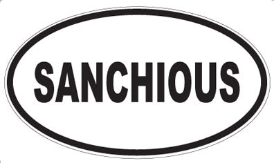 SANCHIOUS - Oval Sticker