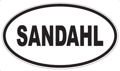SANDAHL - Oval Magnet