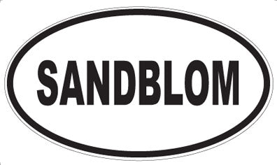 SANDBLOM - Oval Magnet