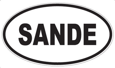 SANDE - Oval Magnet