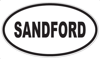 SANDFORD - Oval Magnet
