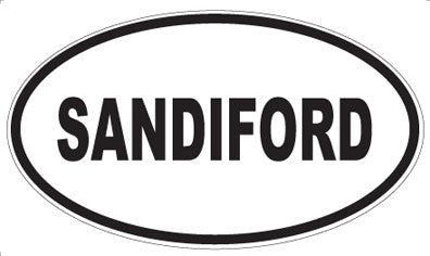 SANDIFORD - Oval Magnet