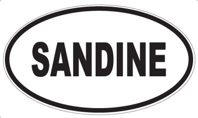 SANDINE - Oval Magnet