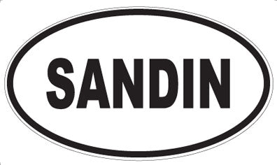 SANDIN - Oval Magnet