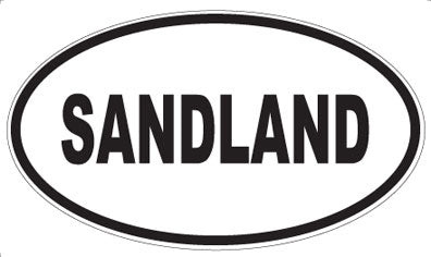 SANDLAND - Oval Sticker