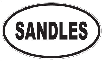 SANDLES - Oval Magnet