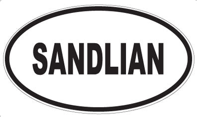 SANDLIAN - Oval Sticker